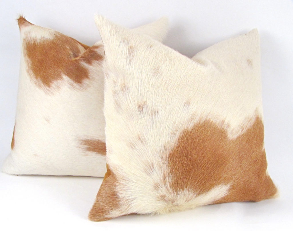 Pillows + Throws + Rugs, Brazilian Cowhide and Suede Pillow