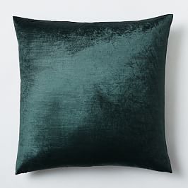 Emerald Luster Velvet Pillow