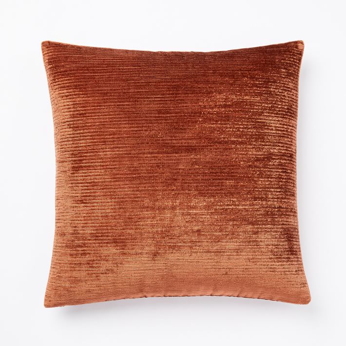 Pillows + Throws + Rugs, Copper Velvet Pillow