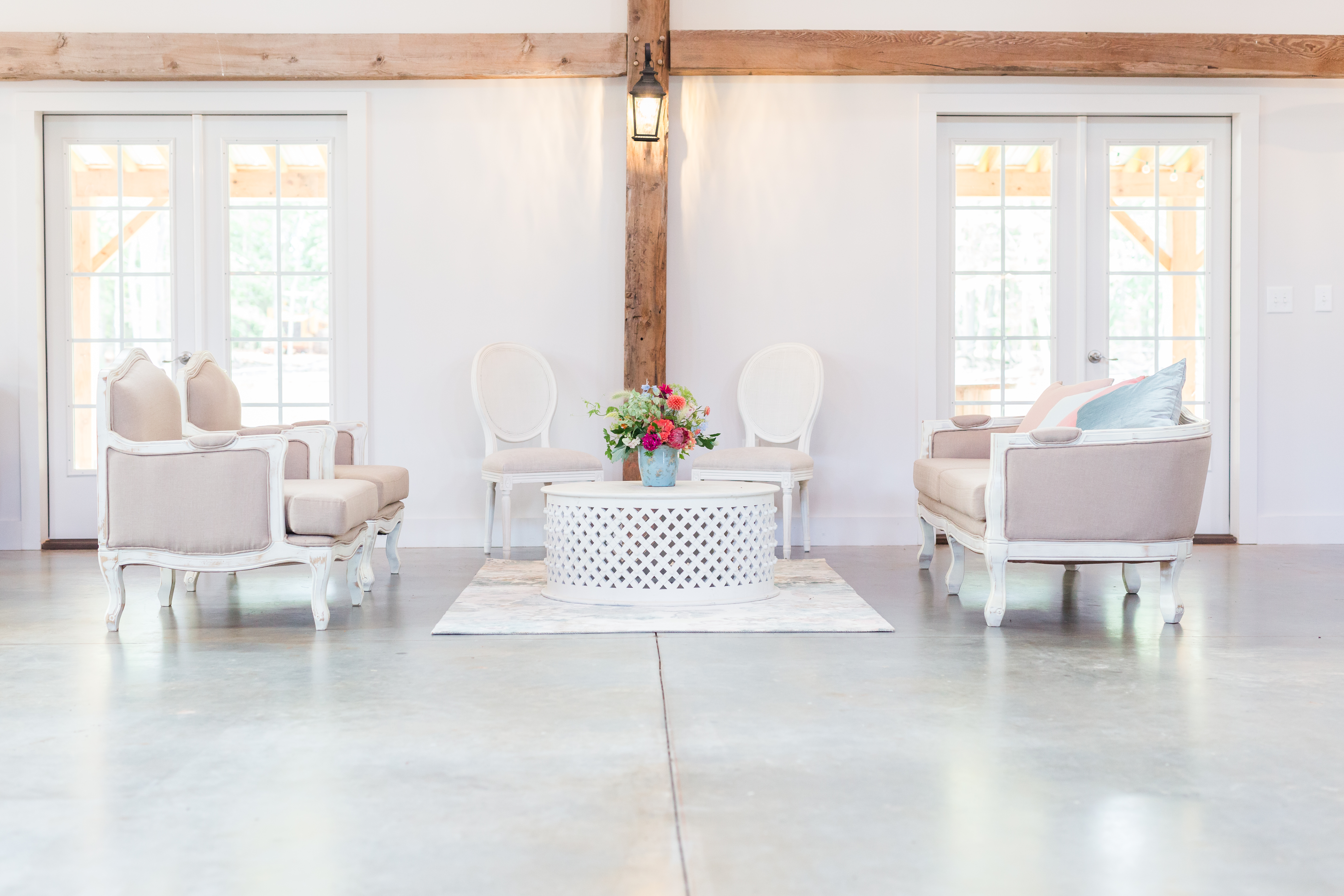 Cottage Luxe at The Barn of Chapel Hill Event Rentals