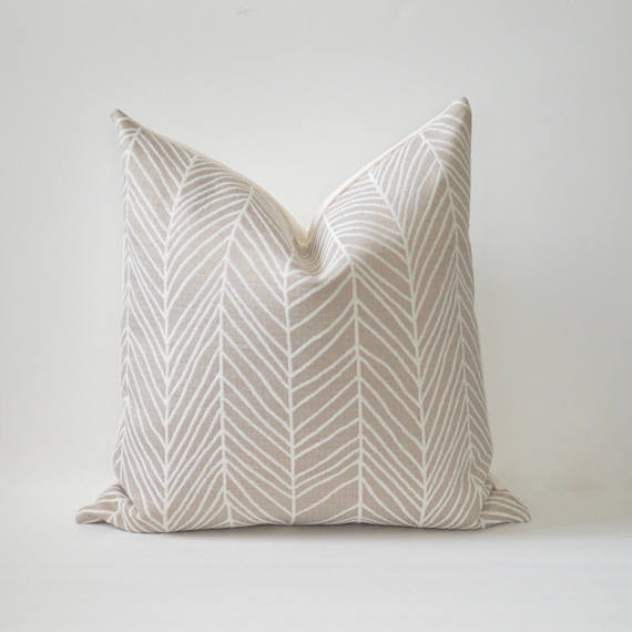 Pillows + Throws + Rugs, Modern Herringbone Pillow