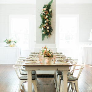 Look Book, Cottage Luxe Farm Table with Durham Copper Chairs