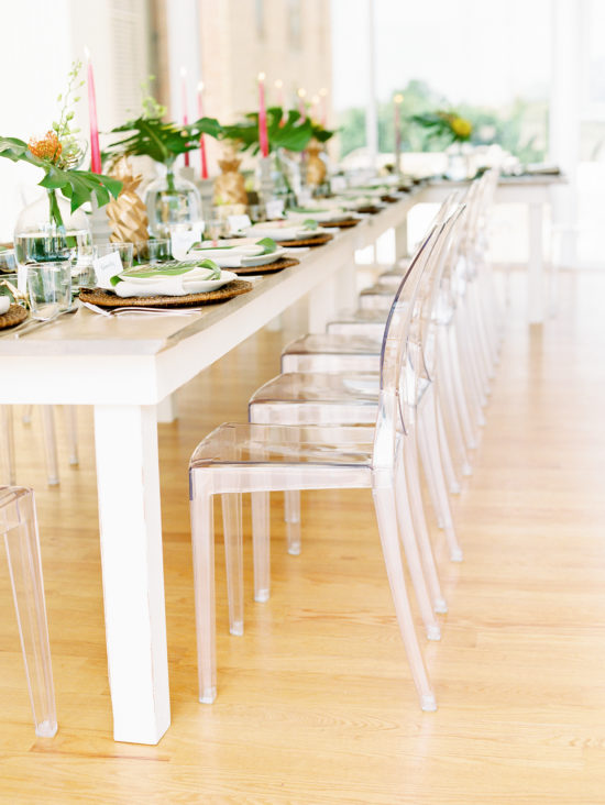 Cottage Luxe Farm Table at The Glass Box