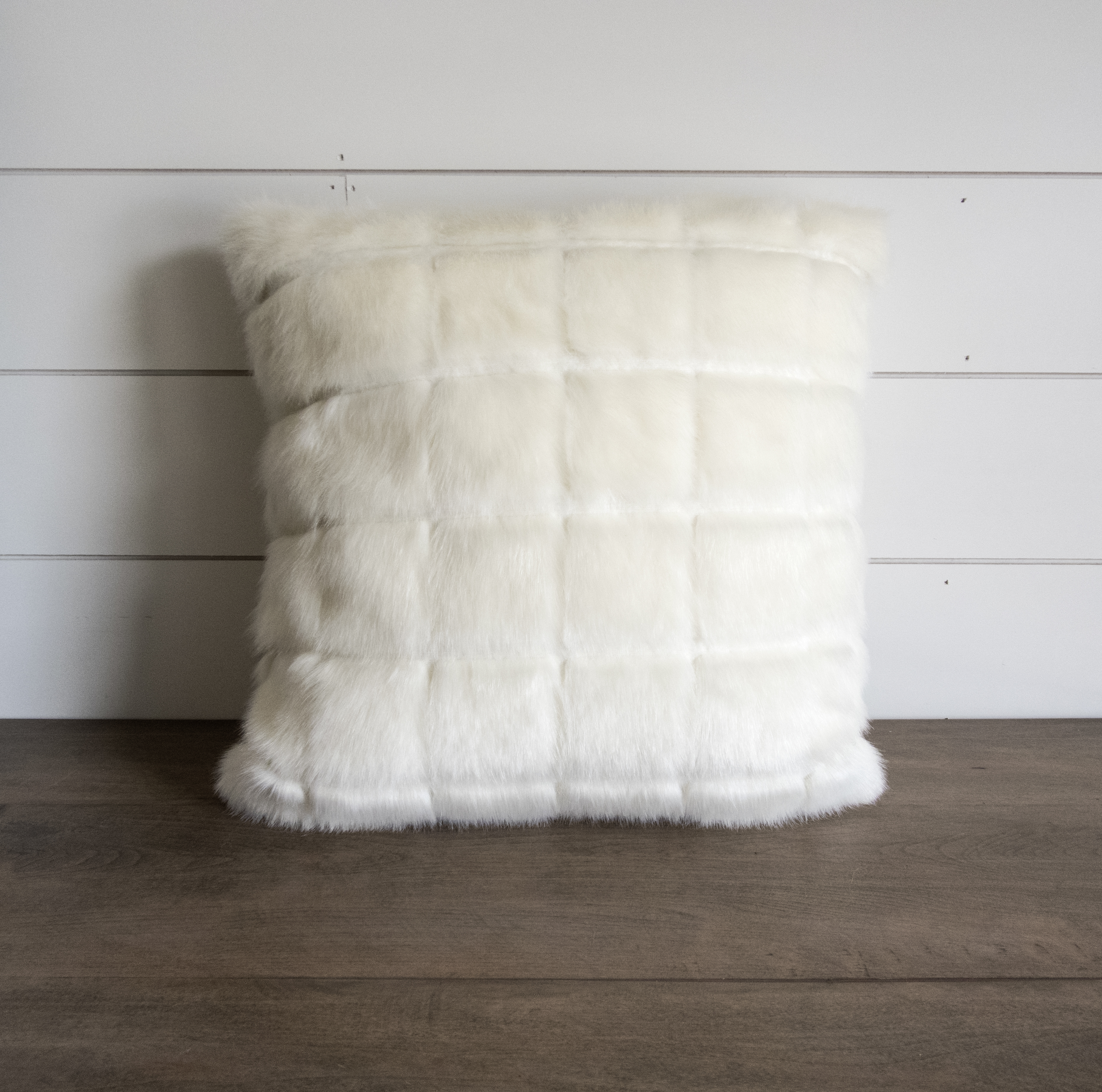 Pillows + Throws + Rugs, Cubed Fur Pillow