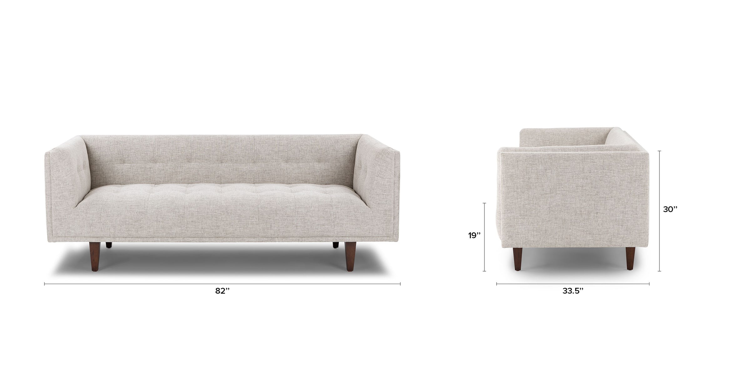 Birch Sofa dimensions