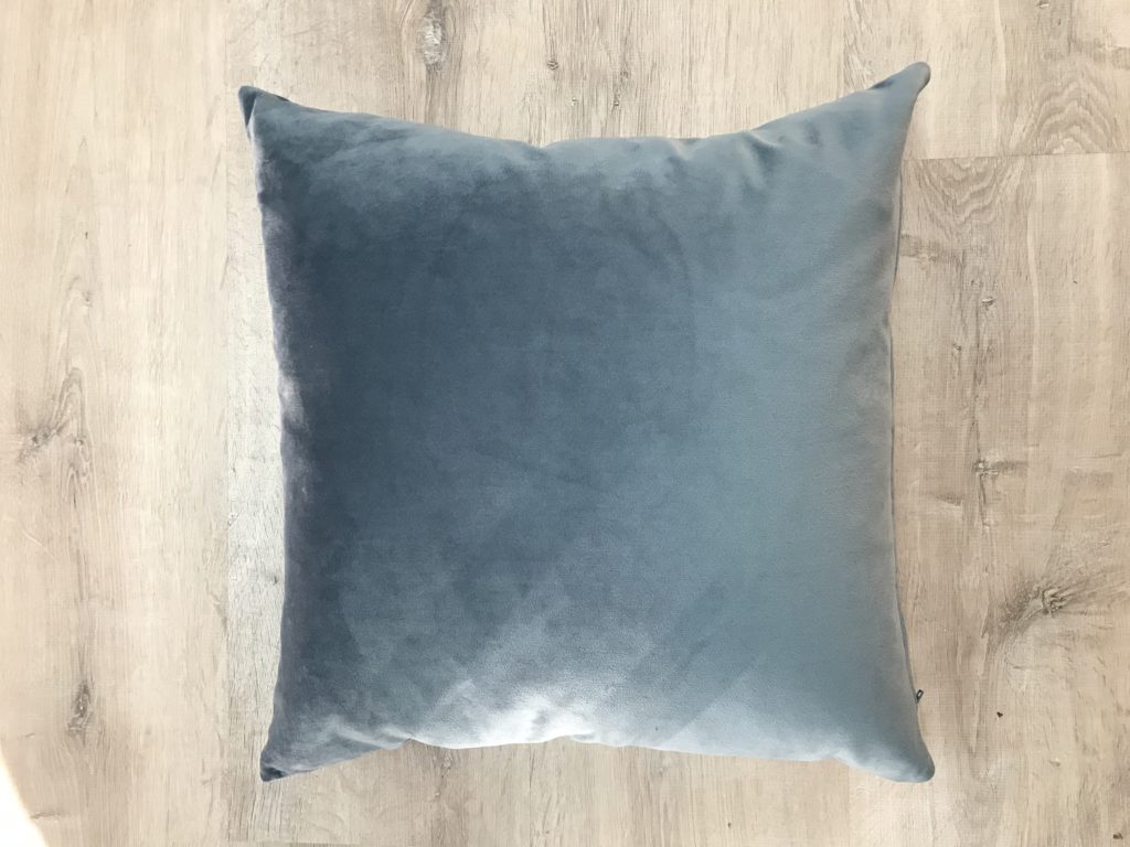 Dusty Blue Velvet Pillow